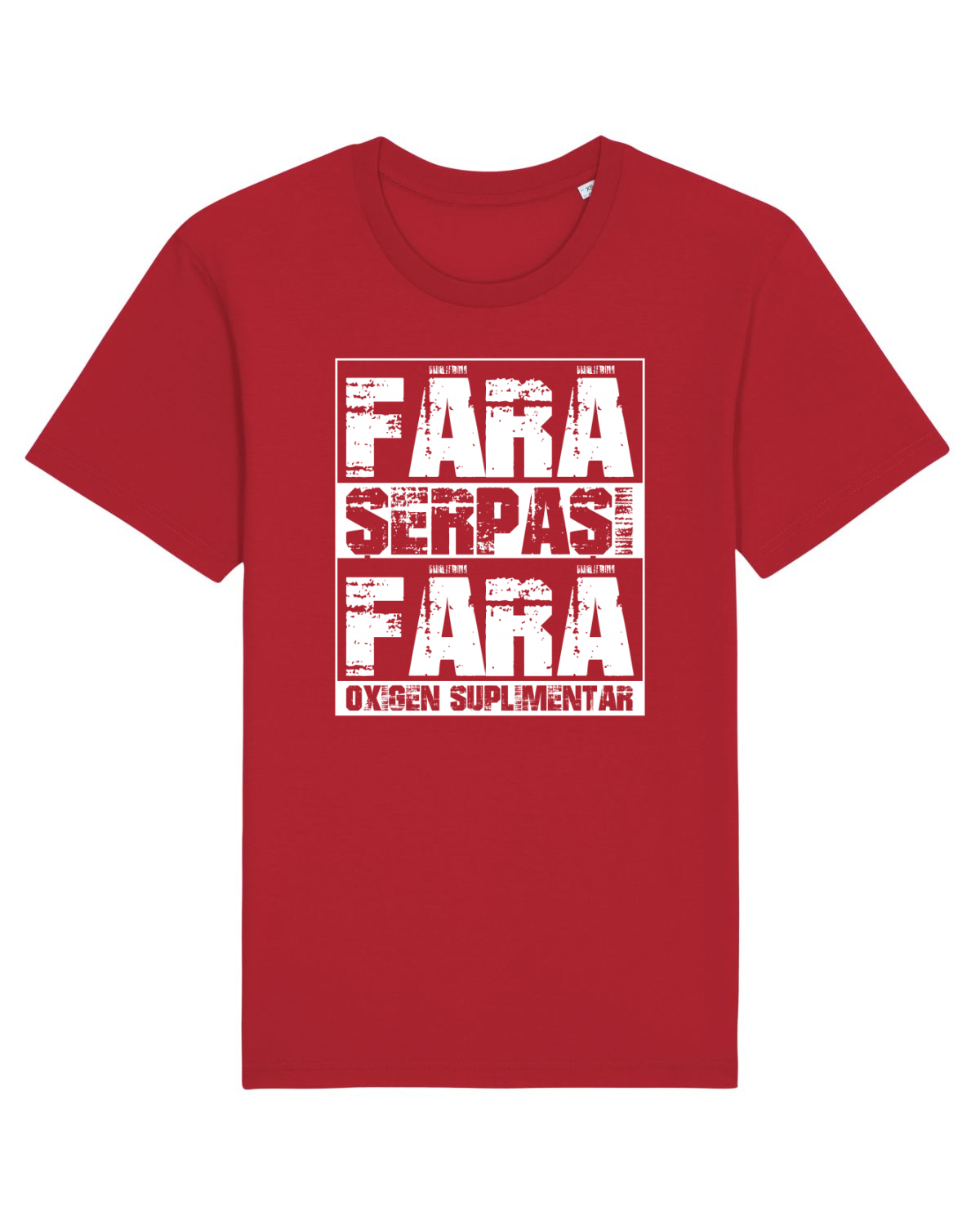 Tricou mânecă scurtă Unisex Rocker Red