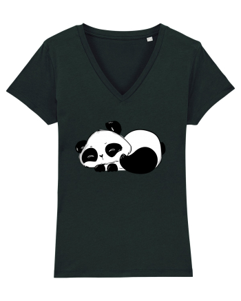 Sleepy Panda Black