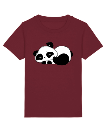 Sleepy Panda Burgundy