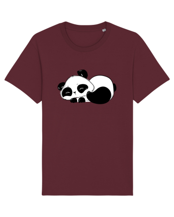 Sleepy Panda Burgundy