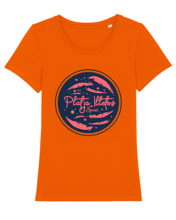 Platja Illetes Spain Bright Orange