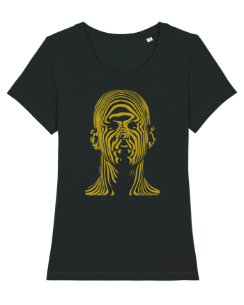 Shadow face, gold  Black