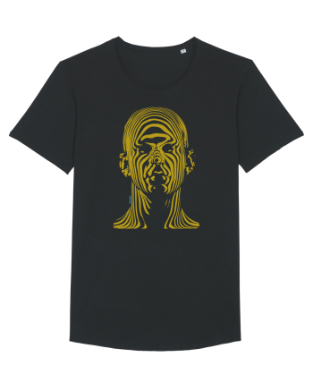 Shadow face, gold  Black