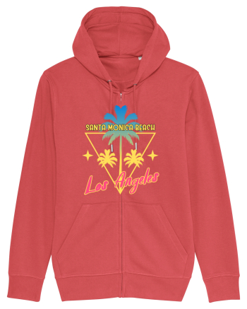 Santa Monica Beach Los Angeles Carmine Red