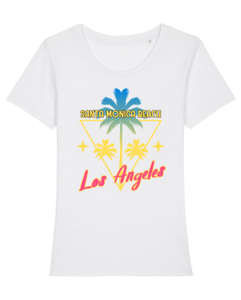 Santa Monica Beach Los Angeles White