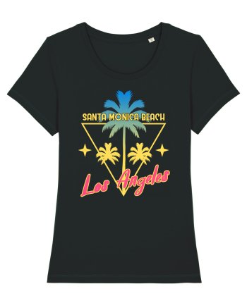Santa Monica Beach Los Angeles Black