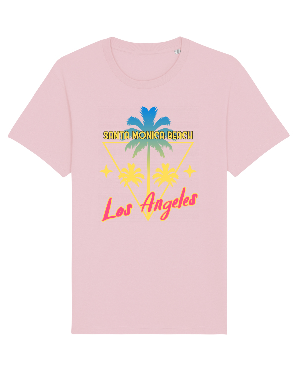 Tricou mânecă scurtă Unisex Rocker Cotton Pink