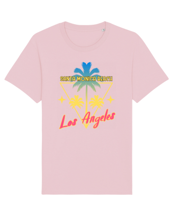 Santa Monica Beach Los Angeles Cotton Pink