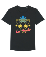 Santa Monica Beach Los Angeles Tricou mânecă scurtă guler larg Bărbat Skater