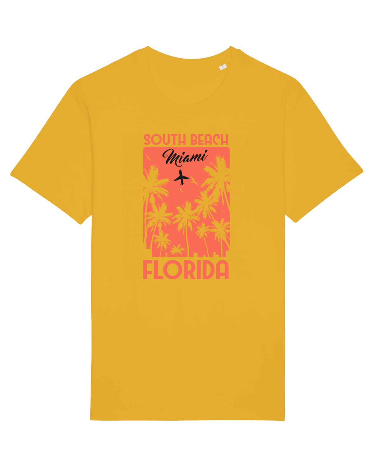 Tricou mânecă scurtă Unisex Rocker Spectra Yellow