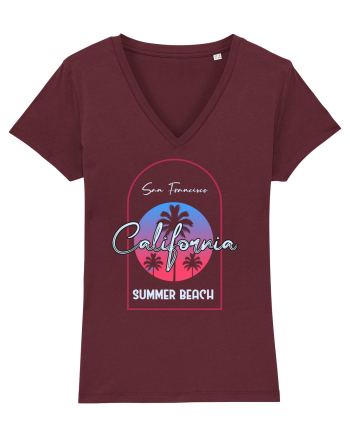 Summer Beach California Burgundy