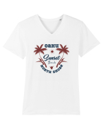 Sunset Beach Oahu Tricou mânecă scurtă guler V Bărbat Presenter