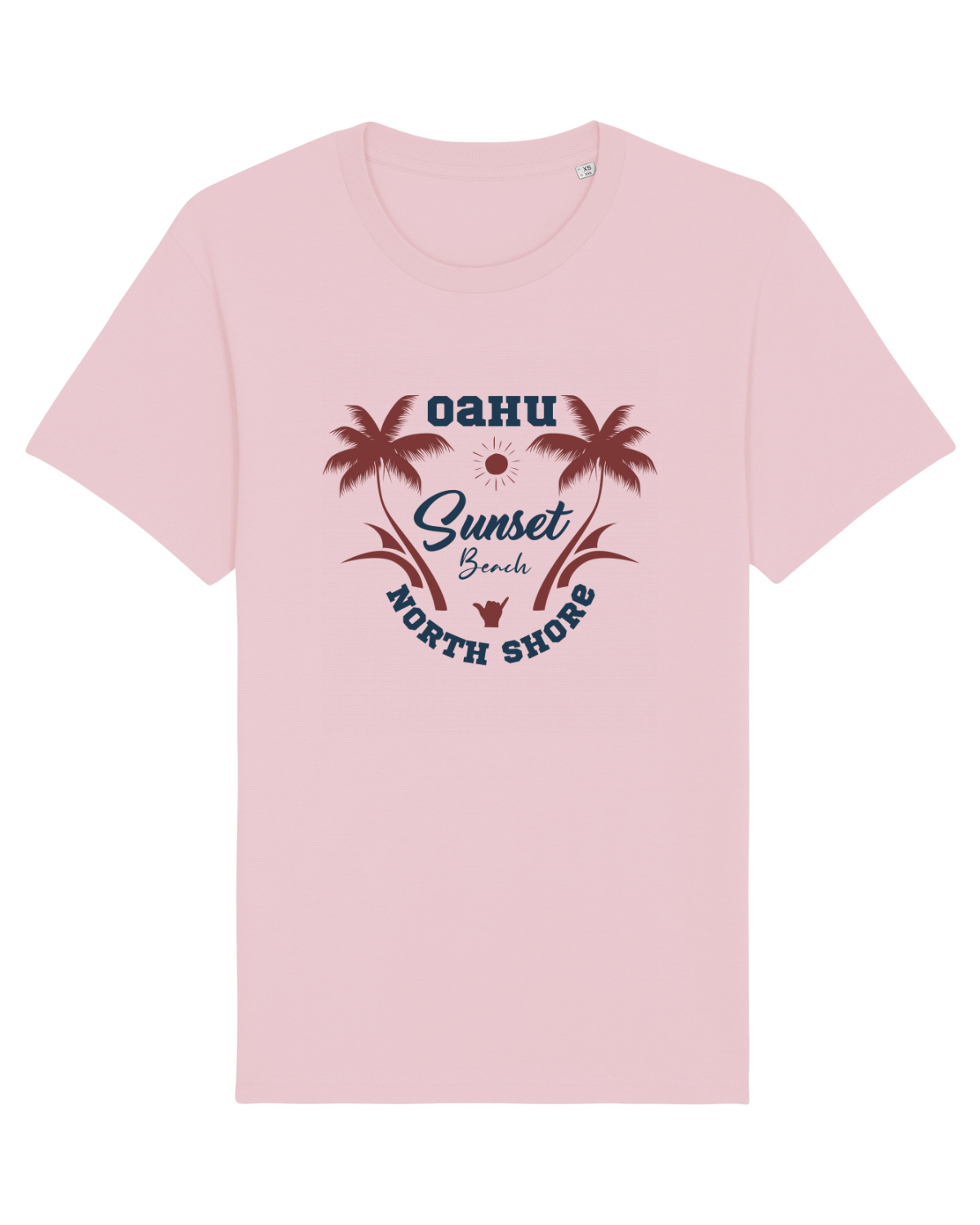 Tricou mânecă scurtă Unisex Rocker Cotton Pink