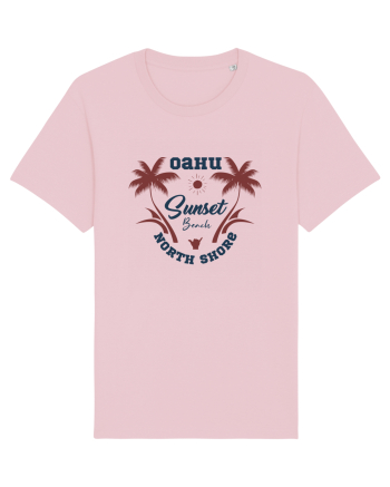 Sunset Beach Oahu Cotton Pink