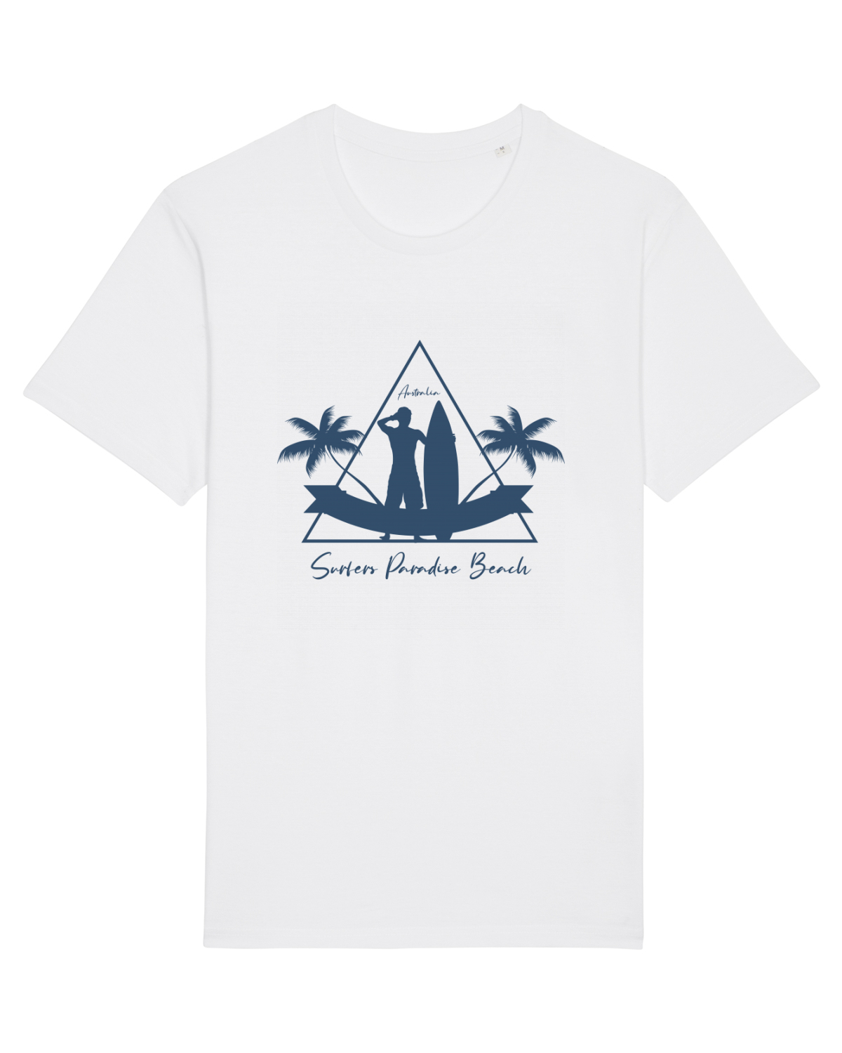 Tricou mânecă scurtă Unisex Rocker White