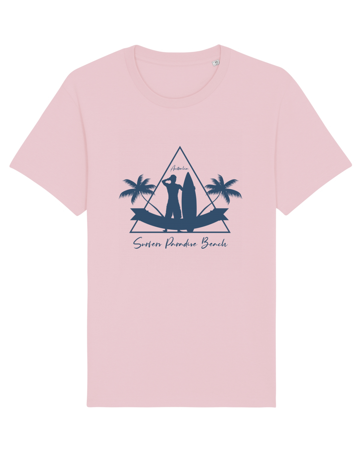 Tricou mânecă scurtă Unisex Rocker Cotton Pink