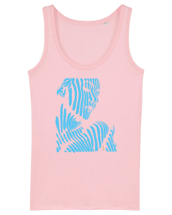 Shadow thought, blue  Cotton Pink