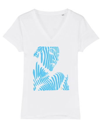 Shadow thought, blue  White