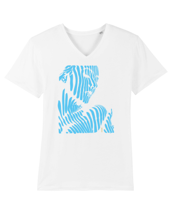 Shadow thought, blue  White