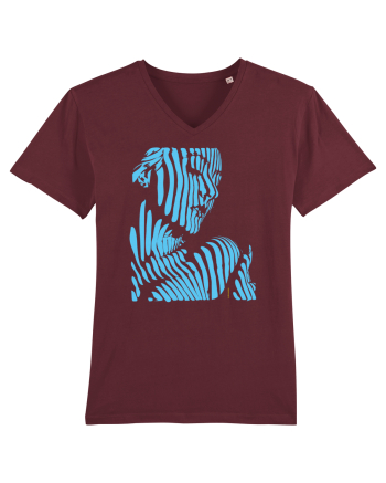 Shadow thought, blue  Burgundy
