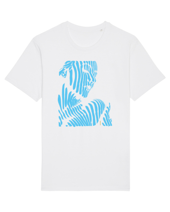Shadow thought, blue  White