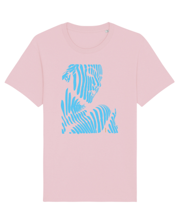 Shadow thought, blue  Cotton Pink
