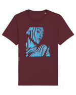 Shadow thought, blue  Tricou mânecă scurtă Unisex Rocker