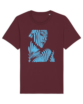 Shadow thought, blue  Burgundy