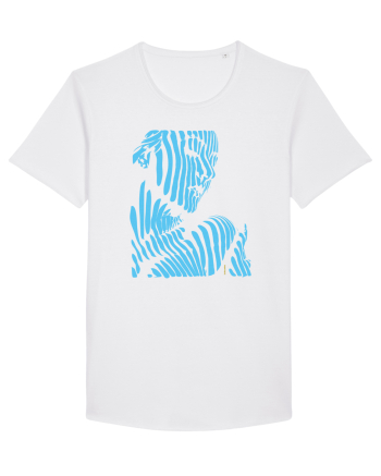 Shadow thought, blue  White