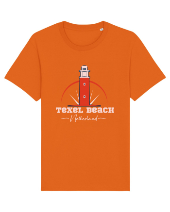 Texel Beach Netherland Bright Orange
