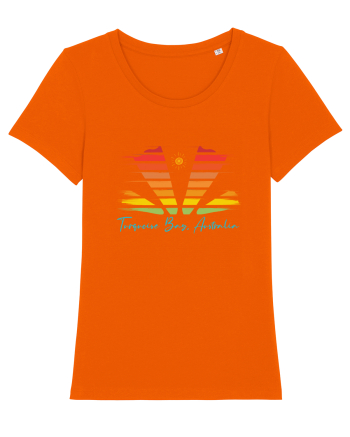 Turquoise Bay Australia Bright Orange