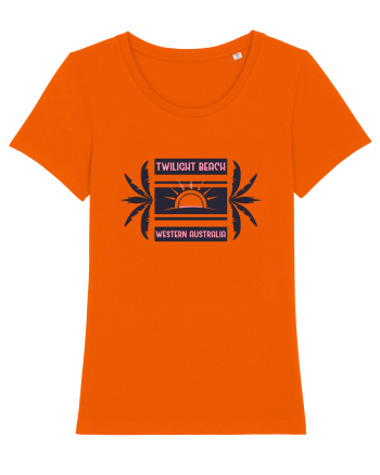 Twilight Beach Australia Bright Orange
