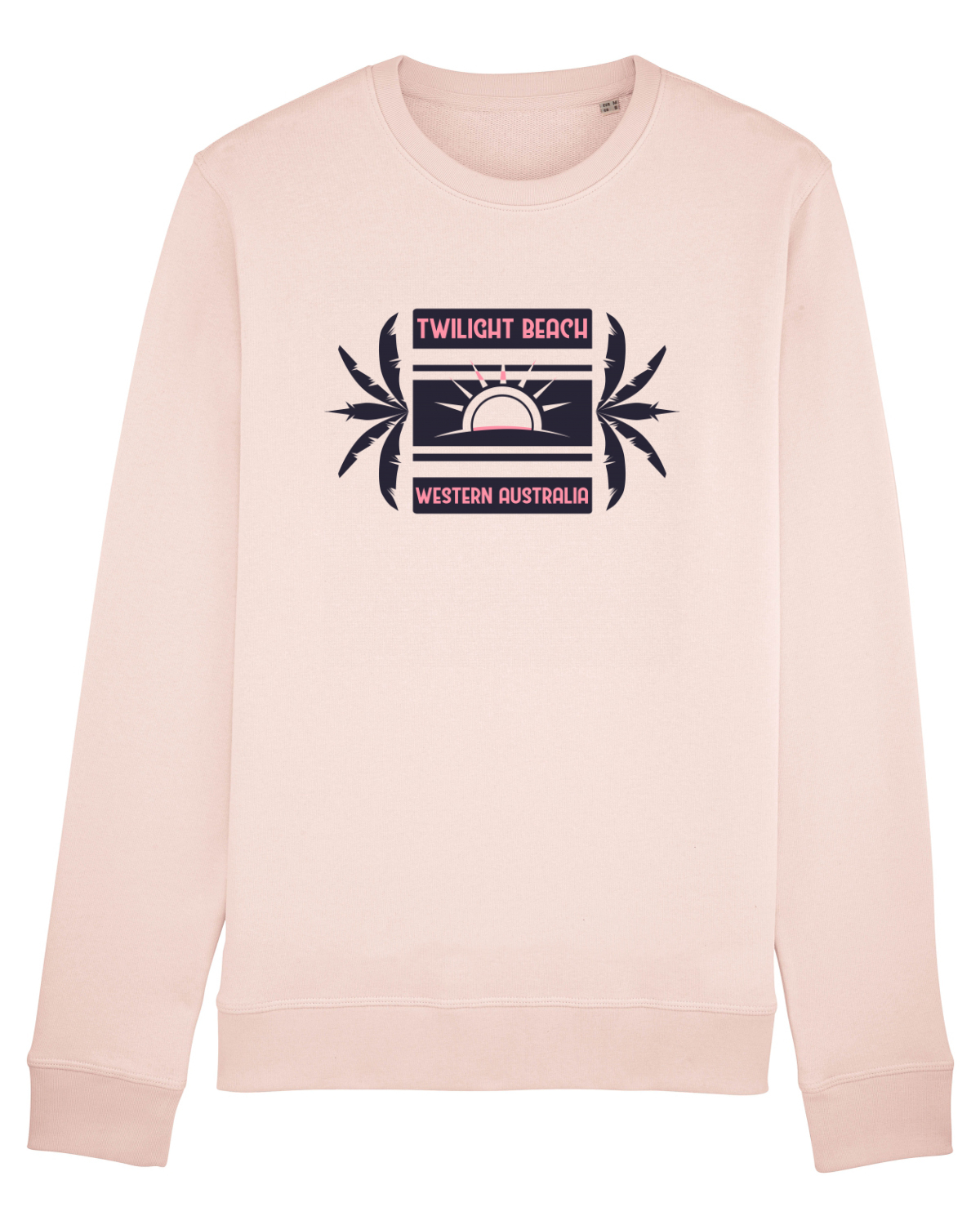 Bluză mânecă lungă Unisex Rise Candy Pink