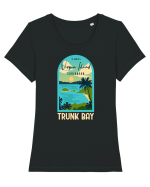 Virgin Island Caribbean Tricou mânecă scurtă guler larg fitted Damă Expresser