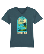 Virgin Island Caribbean Tricou mânecă scurtă guler V Bărbat Presenter