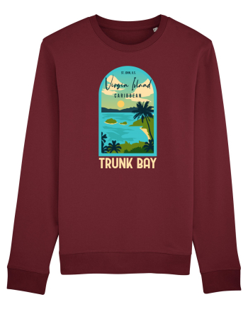 Virgin Island Caribbean Burgundy