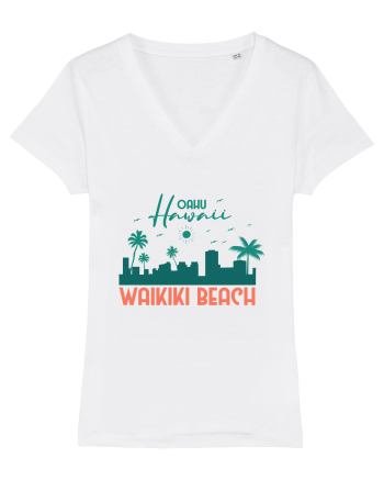 Waikiki Beach Oahu White