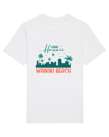 Waikiki Beach Oahu White
