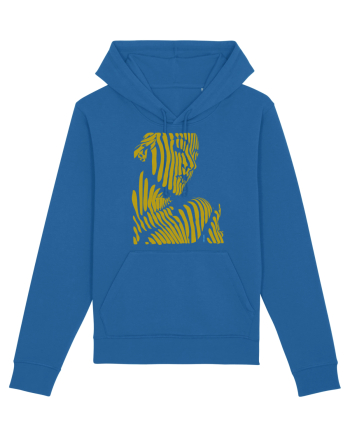 Shadow thought, gold  Royal Blue