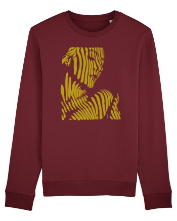 Shadow thought, gold  Burgundy