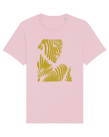 Shadow thought, gold  Cotton Pink
