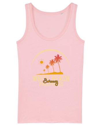 White Beach Philippines Cotton Pink