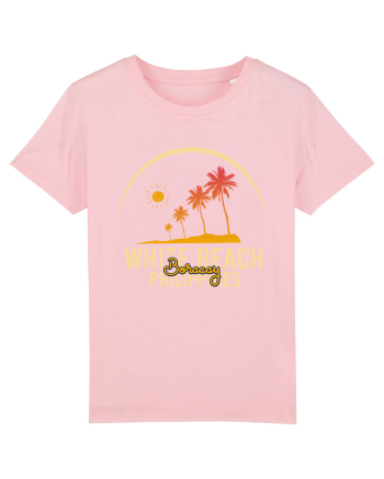 White Beach Philippines Cotton Pink