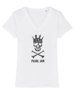 Pearl Jam 1 Tricou mânecă scurtă guler V Damă Evoker