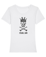 Pearl Jam 1 Tricou mânecă scurtă guler larg fitted Damă Expresser