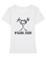 Pearl Jam 3 Tricou mânecă scurtă guler larg fitted Damă Expresser