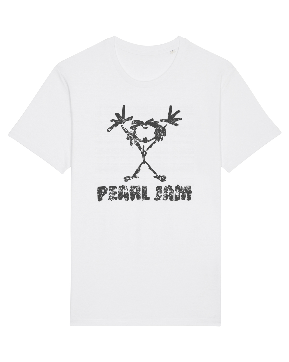 Tricou mânecă scurtă Unisex Rocker White