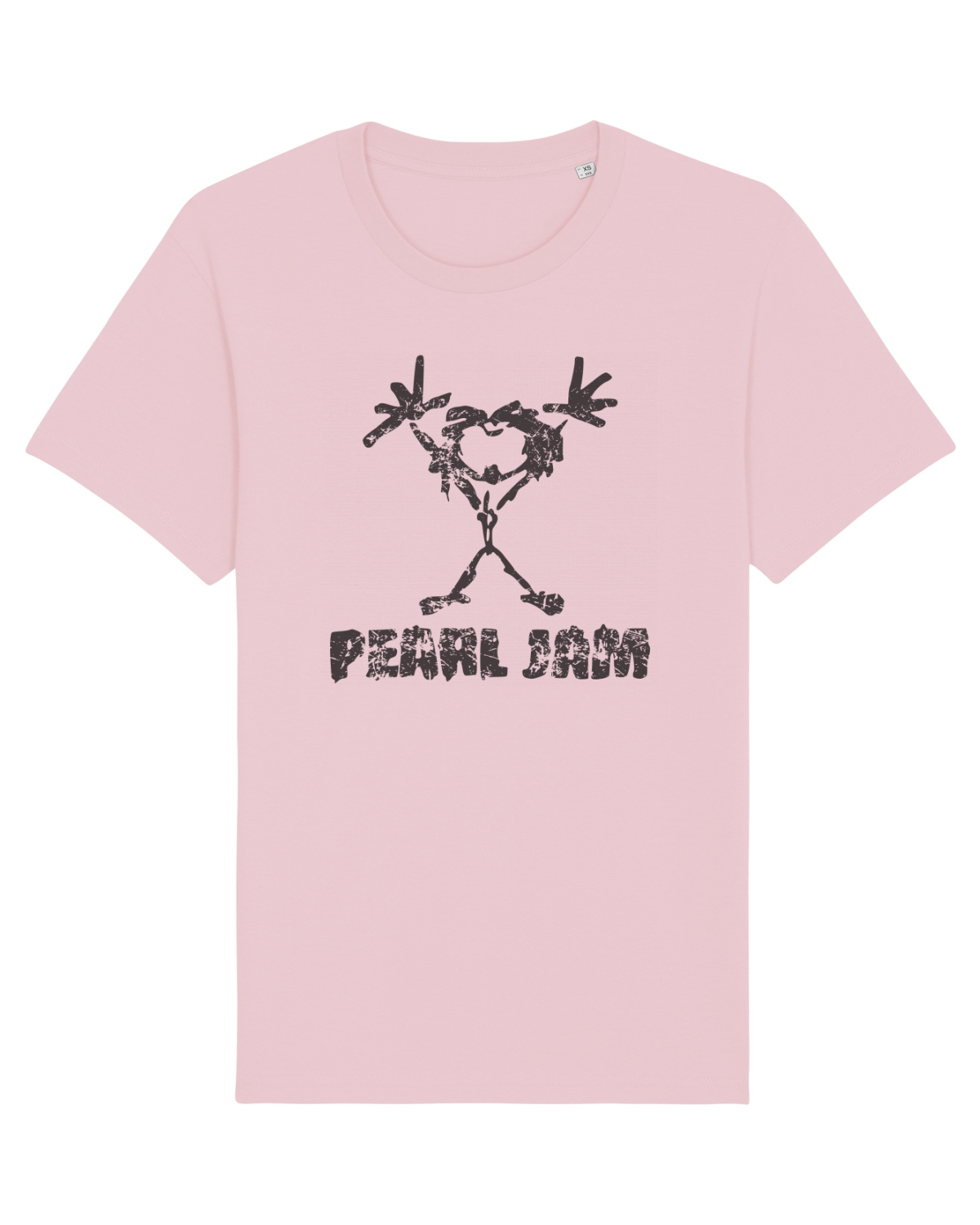 Tricou mânecă scurtă Unisex Rocker Cotton Pink