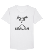 Pearl Jam 3 Tricou mânecă scurtă guler larg Bărbat Skater