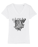 ROCK EMPIRE Tricou mânecă scurtă guler V Damă Evoker
